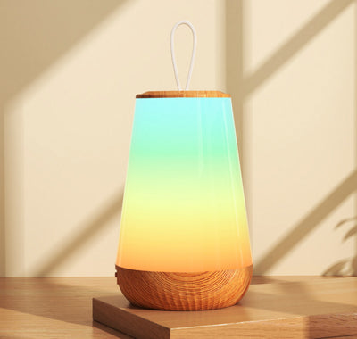 LED Éjszakai Lámpa - Faerezett Mintás, Meleg Fényű, Hálószobai Asztali Lámpa - Maxihome