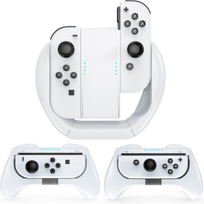 Mooroer Joy-Con Markolat És Versenykormány 3 db - Fehér - Maxihome