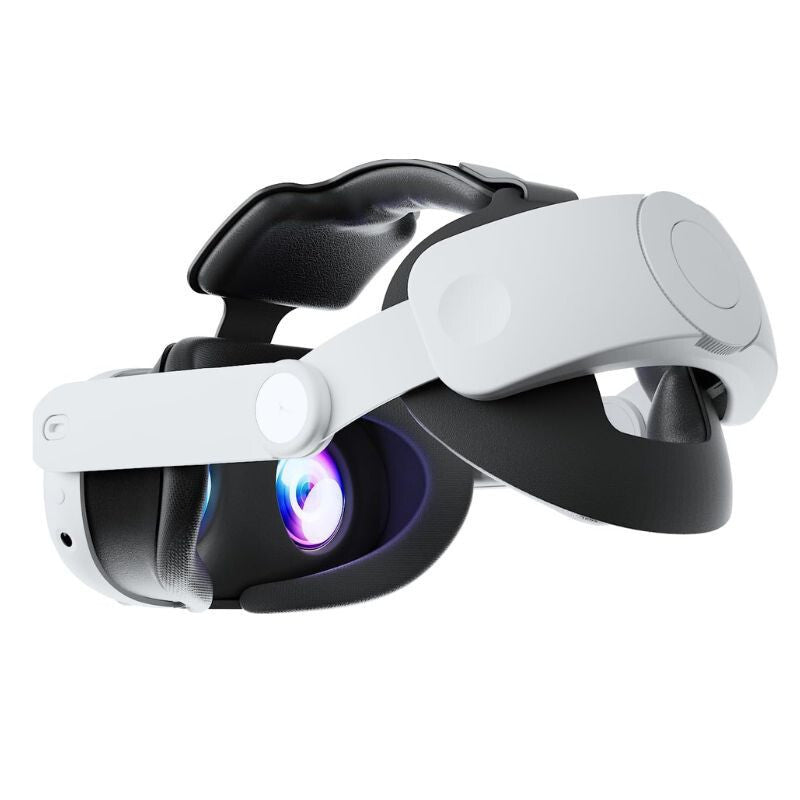 Kiwi Design Comfort fejpánt Quest 2 VR szemüvegre felszerelve, oldalnézetből