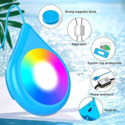 Intelligens Kék LED Medence Lámpa – Vízálló, Energiatakarékos - Maxihome