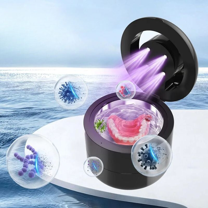 Ultrahangos Tisztító Gép UV Fertőtlenítéssel – Ékszer, Fogsor és Fogászati Eszközökhöz - Maxihome