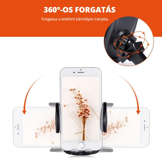 Amoner autós telefontartó – 360°-ban forgatható
