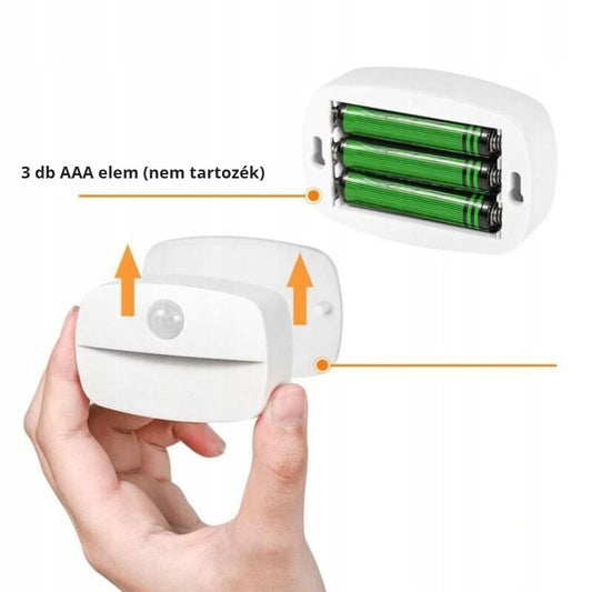 Ansal mozgásérzékelős LED lámpa – 3 db AAA elemmel (nem tartozék)