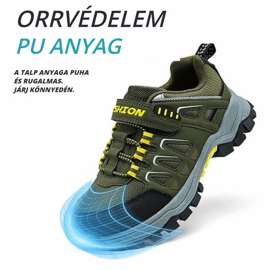 Ashion gyerek túracipő – orrvédelem, PU anyag