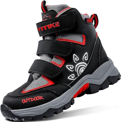 ASHION Téli Cipő Piros-Fekete