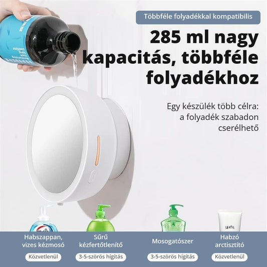 Automata szappanadagoló – 285 ml, többféle folyadékhoz