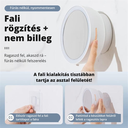 Automata szappanadagoló – fúrás nélküli fali rögzítés