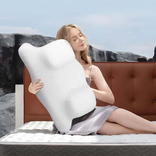 Benazcap Memory Foam Szépségpárna - Fehér, Arcbőrbarát