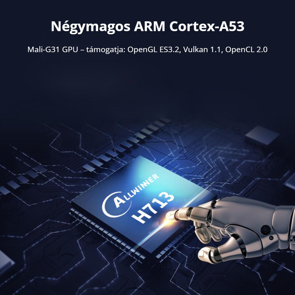 BLux mini projektor – négymagos ARM Cortex-A53 processzor