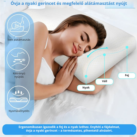 Blux ortopéd párna – óvja a nyaki gerincet, ergonomikus alátámasztás