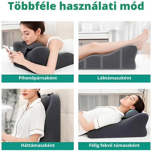 Blux memóriahabos pihenőpárna – többféle használati mód