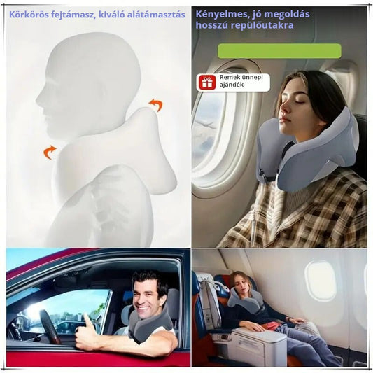 Blux prémium U-alakú utazó nyakpárna – kényelmes repülőutakra