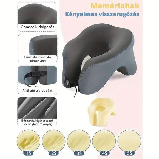 Blux memóriahabos utazó nyakpárna – részletek