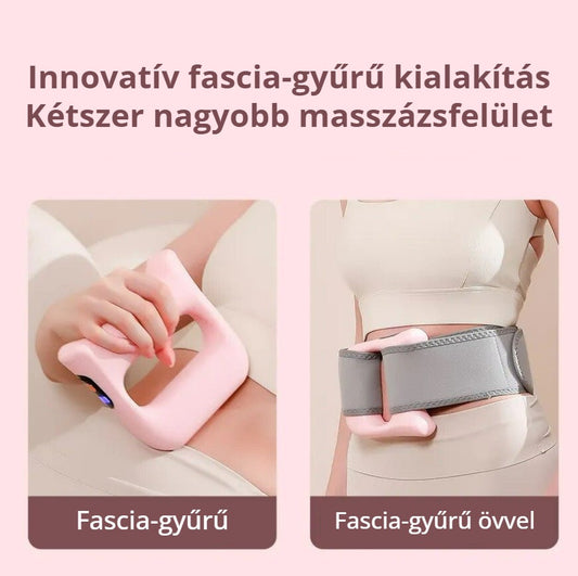 BLux vibrációs masszírozó – fascia-gyűrű és fascia-gyűrű övvel