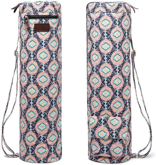 BOENCE Bohém Jógatáska Zöld - Cipzáras Táska Jóga Felszereléshez