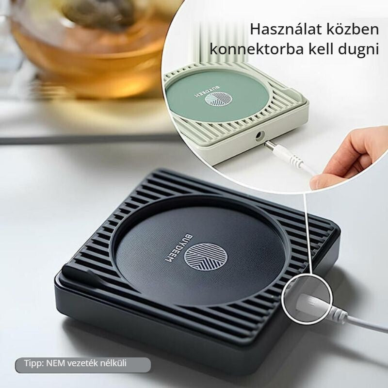 Buydeem bögremelegítő – használat közben konnektorba dugva