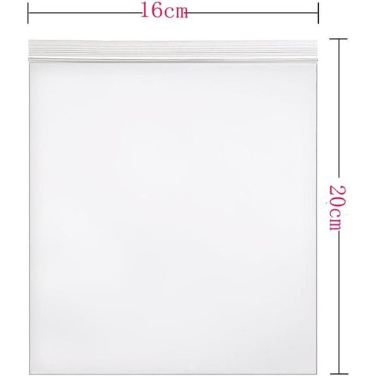 BSHOP Simítózáras Tasak 20x16 cm - 100 db Légmentes Tároló Tasak - BShopy