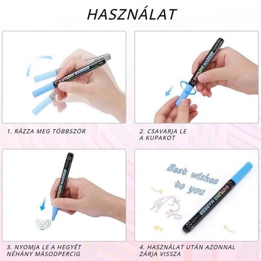 Buluri kontúrtoll készlet – használati útmutató