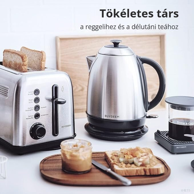 Buydeem vízforraló – tökéletes társ a reggelihez és a délutáni teához