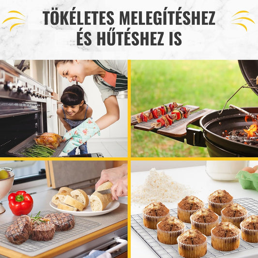 Checkered Chef sütőrács – melegítéshez és hűtéshez