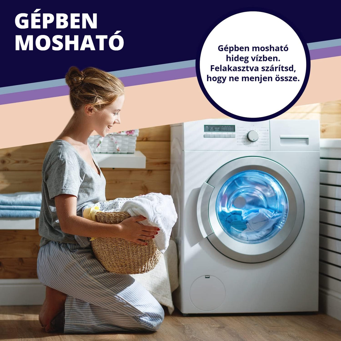 Csúszásmentes zokni – gépben mosható