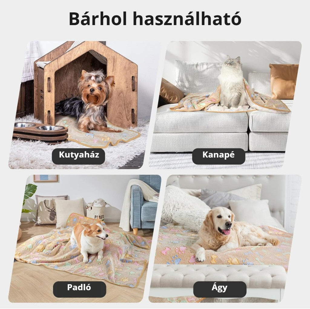 Dono polár kutyatakaró – kutyaházba, kanapéra, padlóra, ágyra