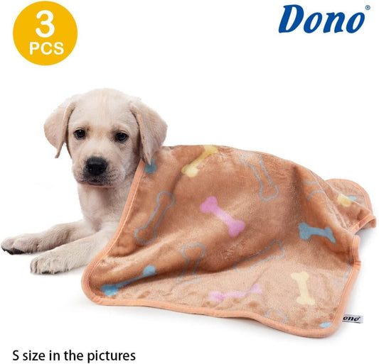 Dono Puha Pléd, Takaró Kutyáknak És Kisállatoknak 3db (Fehér,Szürke,Barna)
