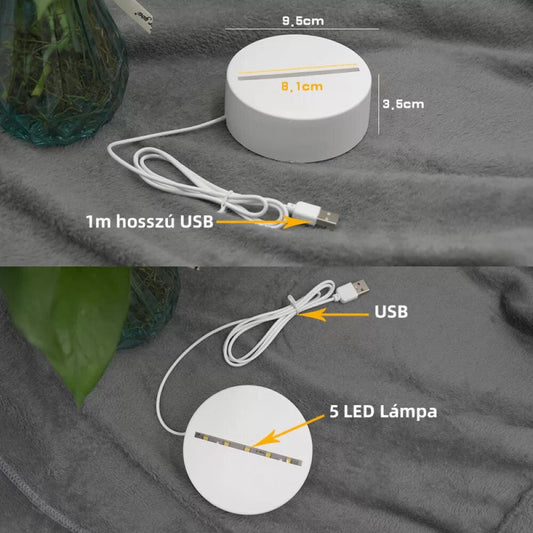 DreamLED Dekoratív LED Lámpa, 3D Szív Alakú Léggömbök