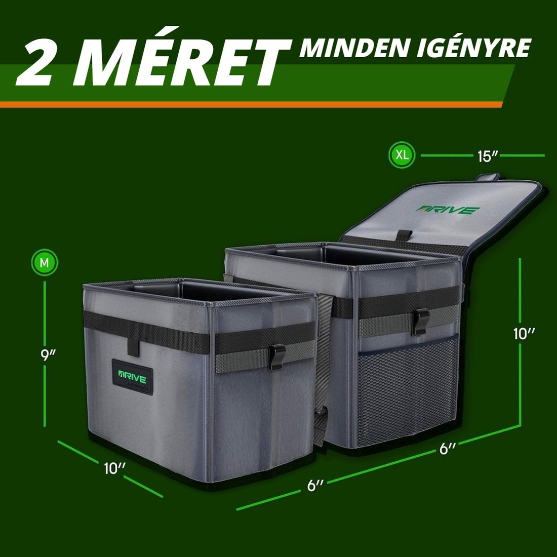 Drive Bin autós szemetes 2 méretben – M és XL