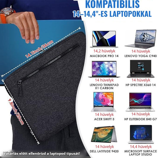 Eono laptoptáska – kompatibilis 14–14,4 hüvelykes laptopokkal