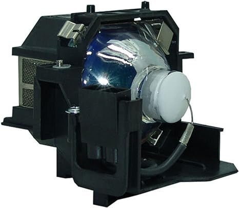 Epson ELP LP42 projektorlámpa hátulról, látható reflektor és izzó