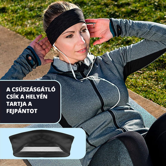 E Tronic Edge sport fejpánt csúszásgátló csíkkal