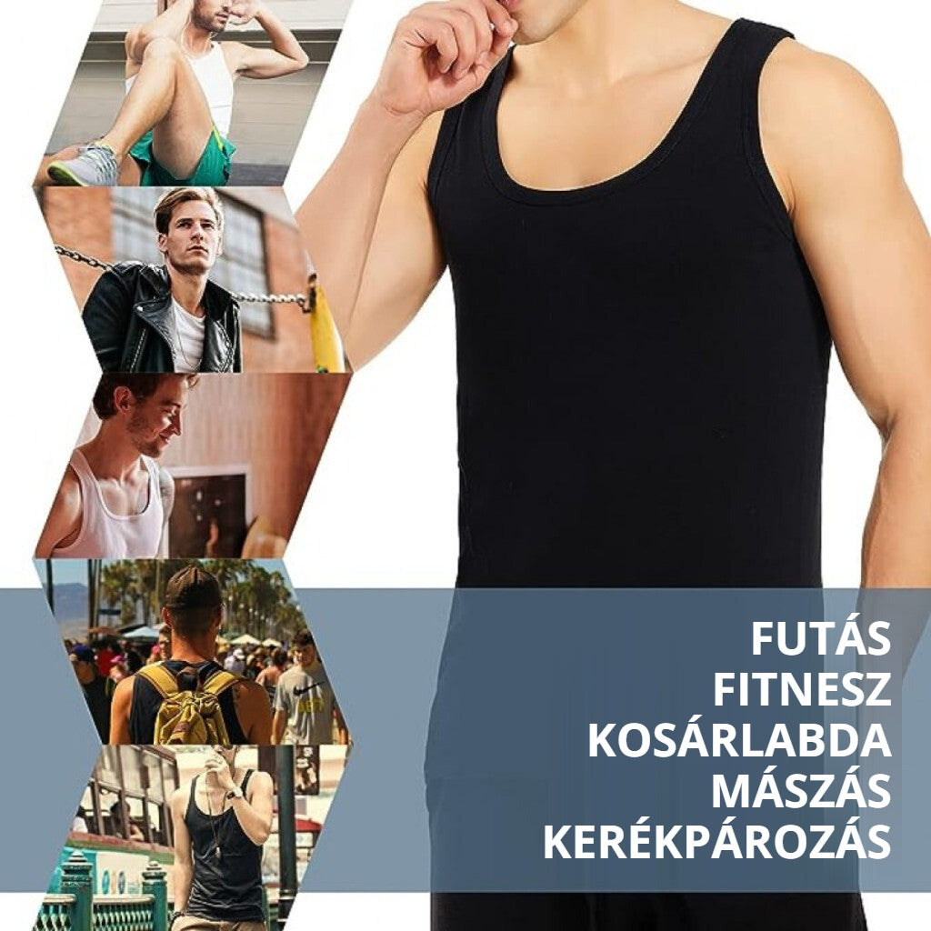 Férfi sport atléta futáshoz, fitneszhez, kosárlabdához, mászáshoz, kerékpározáshoz