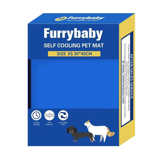 Furrybaby Hűtőmatrac Házikedvenceknek -  Kék, Nyári Hűsítő Ágy Kisállatoknak