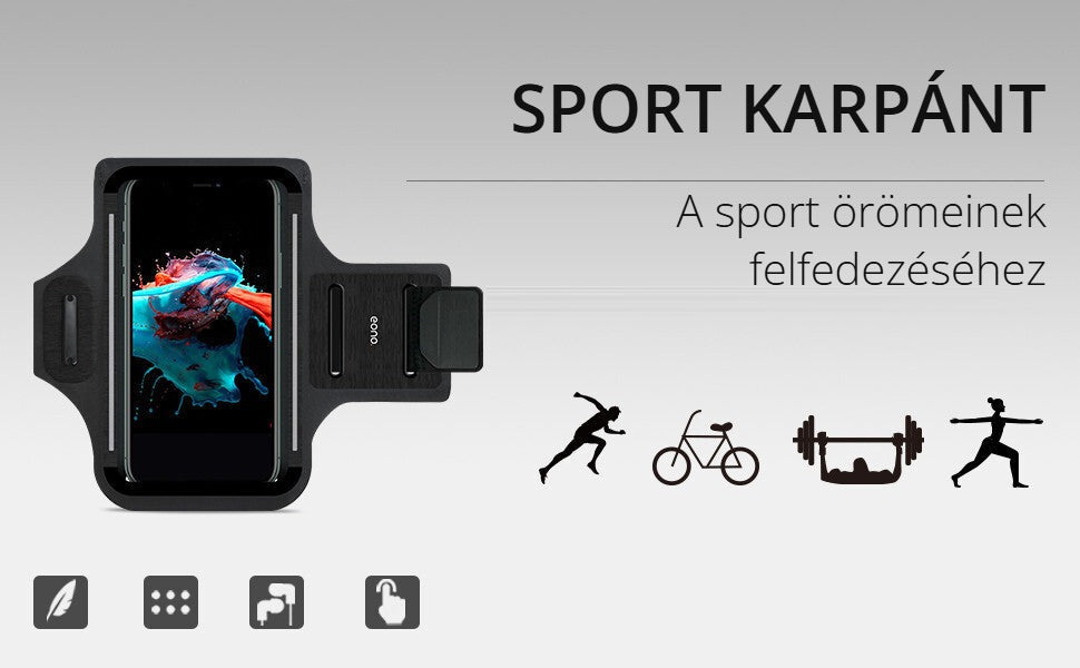 Futó telefontartó karra – sport karpánt
