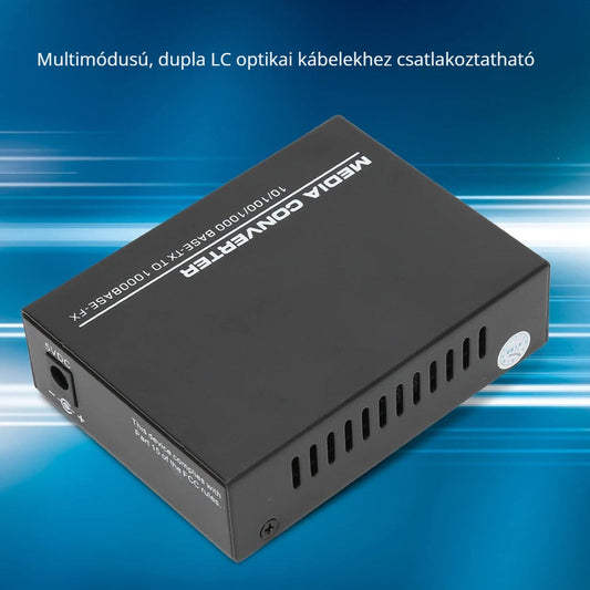 Gigabit SFP media converter multimódusú, dupla LC optikai kábelekhez