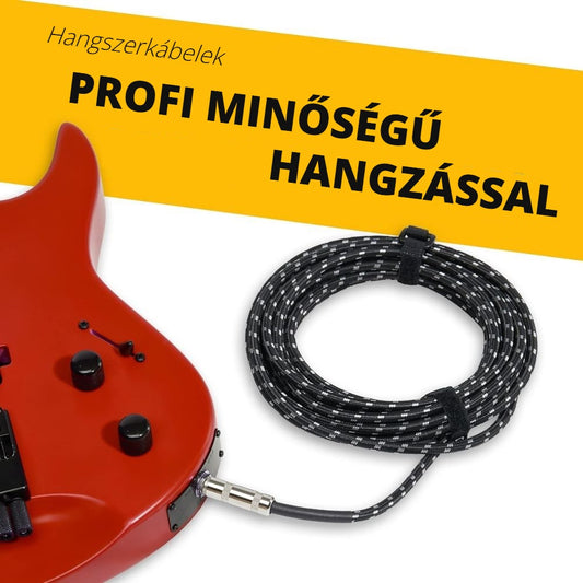 GLS Audio hangszerkábel profi minőségű hangzással