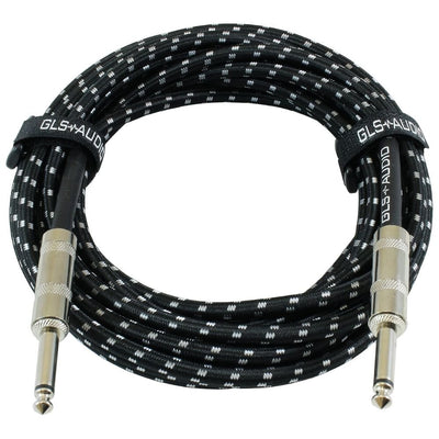 GLS Audio Szövetes Gitárkábel – 6.3mm Jack - Jack Hangszerkábel - BShopy