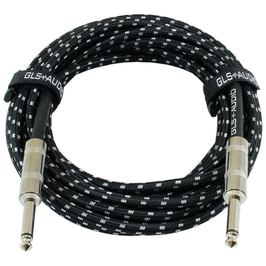 GLS Audio Szövetes Gitárkábel – 6.3mm Jack - Jack Hangszerkábel - BShopy