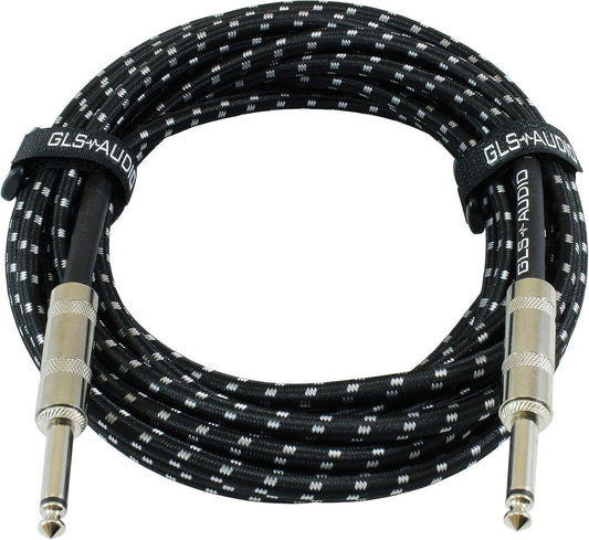 GLS Audio Szövetes Gitárkábel – 6.3mm Jack - Jack Hangszerkábel - BShopy