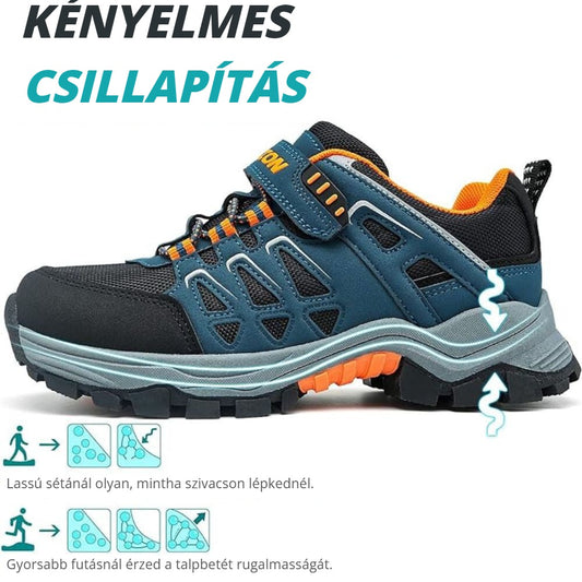 Gyerek túracipő kényelmes csillapítással