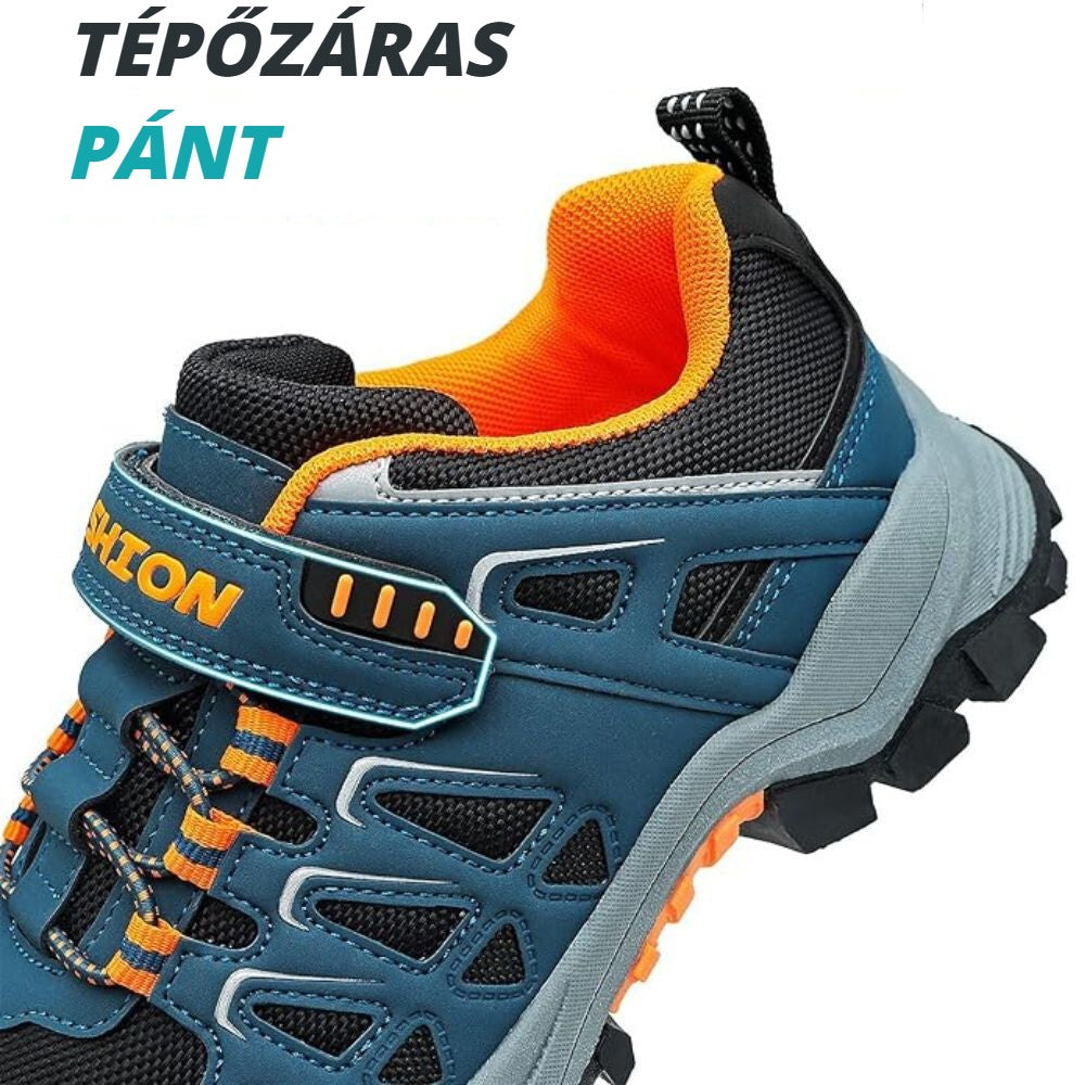 Gyerek túracipő tépőzáras pánttal