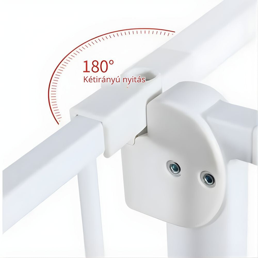 Gyerekbiztonsági kapu 180°-os kétirányú nyitással