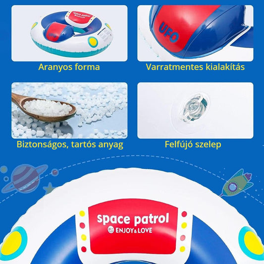Homcent UFO úszógumi gyerekeknek – részletek