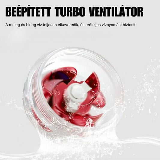 Blux Turbó Ventilátoros Víztakarékos Csapfej – 360° Forgatható Magasnyomású Perlátor