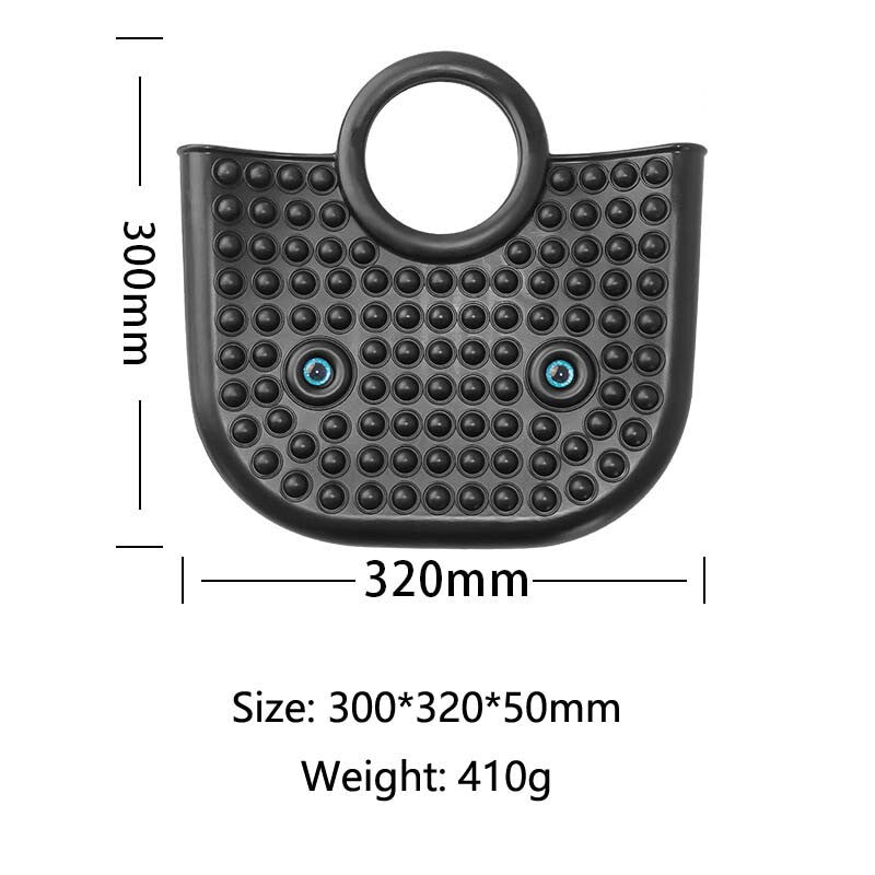 Milestar Pop Fidget Táskajáték – Fekete Stresszoldó Pop It
