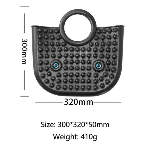 Milestar Pop Fidget Táskajáték – Fekete Stresszoldó Pop It