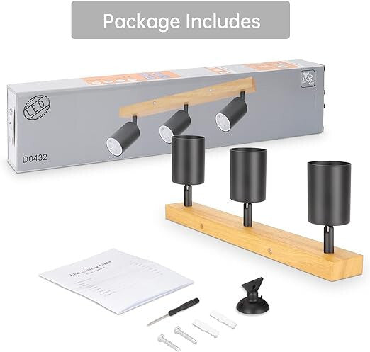 Kambo Modern LED Mennyezeti Spotlámpa – 3 Izzós, Forgatható és Billenthető Fejekkel, Több Színben