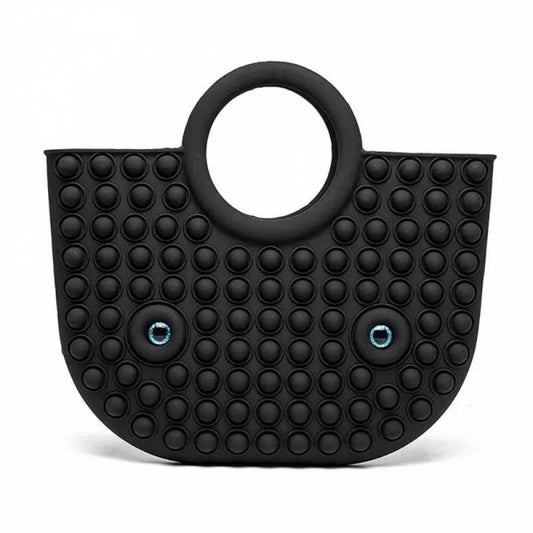 Milestar Pop Fidget Táskajáték – Fekete Stresszoldó Pop It