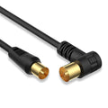 Tesmart RG59 Koaxiális TV/SAT Kábel – 75 Ohm Aranyozott Csatlakozóval